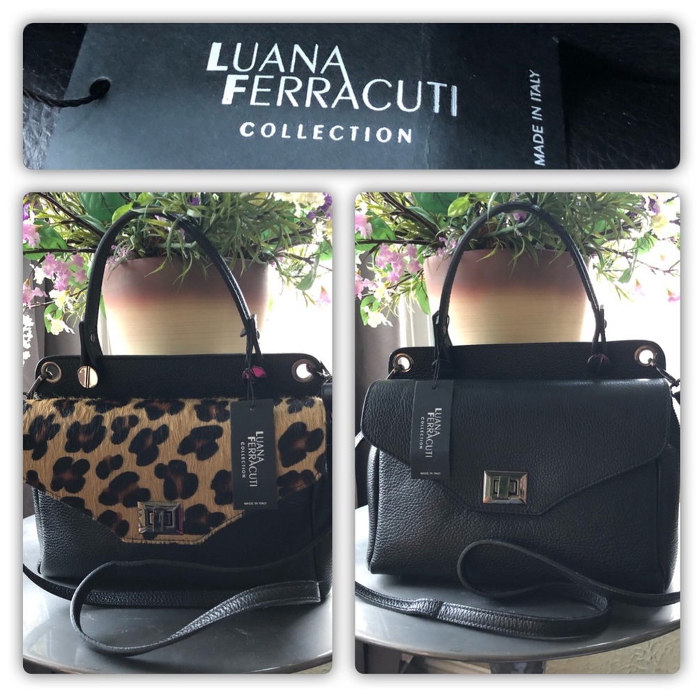 Luana Ferracuti Women’s Two Side Satchel Handbag